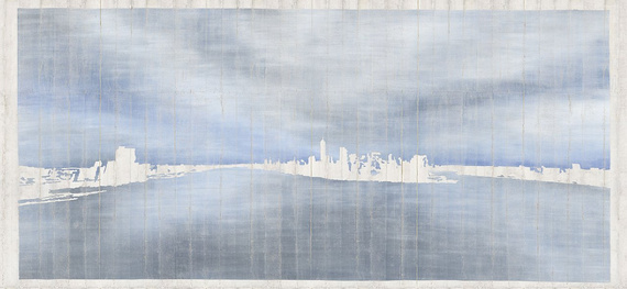 Tapeta Sky over NYC Art Collections Giorgia Beltrami